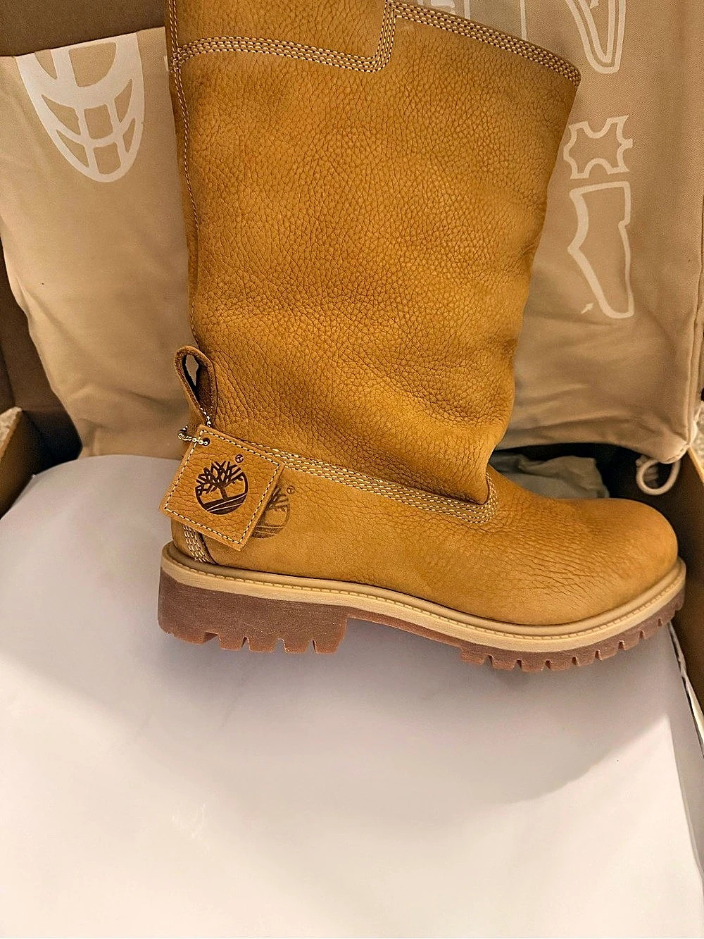 Timberland x Telfar Mid Pull-On Boot Brown